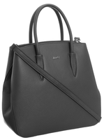 duża skórzana torebka damska na ramię - rovicky