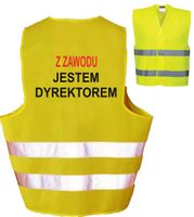 Kamizelka Odblaskowa Ostrzegawcza Z Zawodu Jestem