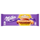Milka Czekolada mleczna z herbatnikiem i nadzieniem kakaowym 300 g