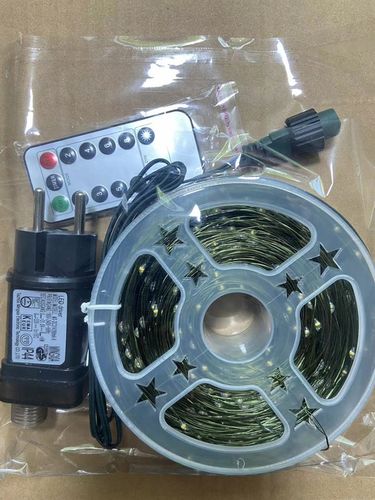 Zewnętrzne lampki choinkowe 1000 LED 100m, IP67 do dekoracji świątecznych na Arena.pl