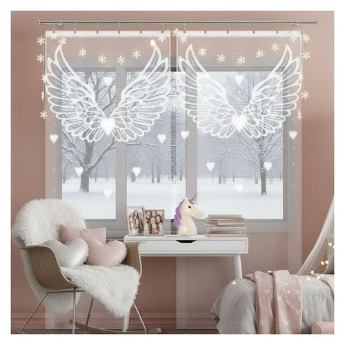 Komplet firan Skrzydlate Serce wysokość 250 cm DomoweTekstylia | WN6SS2 55K na Arena.pl