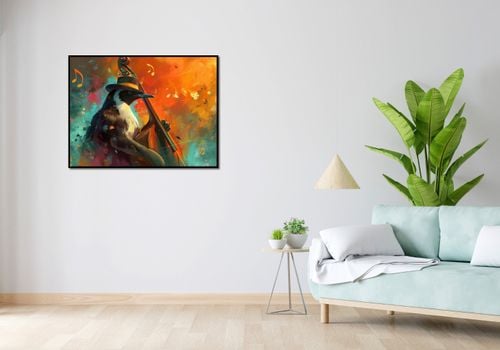 Plakat 100x75cm Pingwinia Nuta na Arena.pl