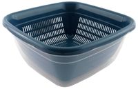 MISKA Z SITKIEM OCIEKACZEM 3,8 L KWADRATOWA