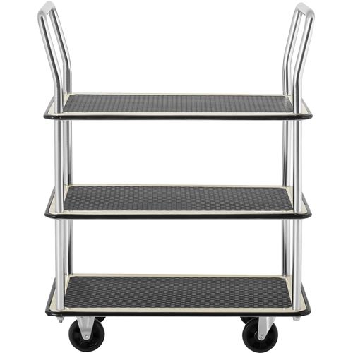 Wózek półkowy transportowy z uchwytami 3 półki do 150 kg 72 x 43 cm na Arena.pl