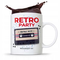 Dla Dja Muzyka Kubek Retro Party Najlepszy Dj Z Nadrukiem Ze Zdjęciem