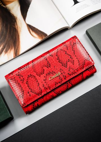 portfel damski skóra + pu px24-dnh-bl-2267 red na Arena.pl