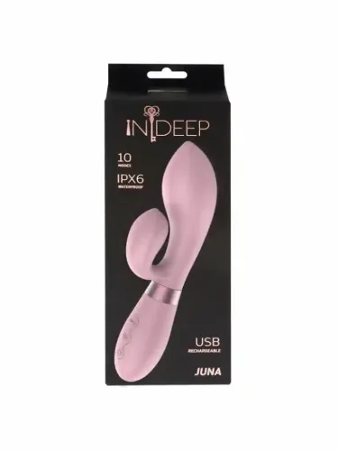 Wibrator-Rechargeable Vibrator Indeep Juna Pink na Arena.pl
