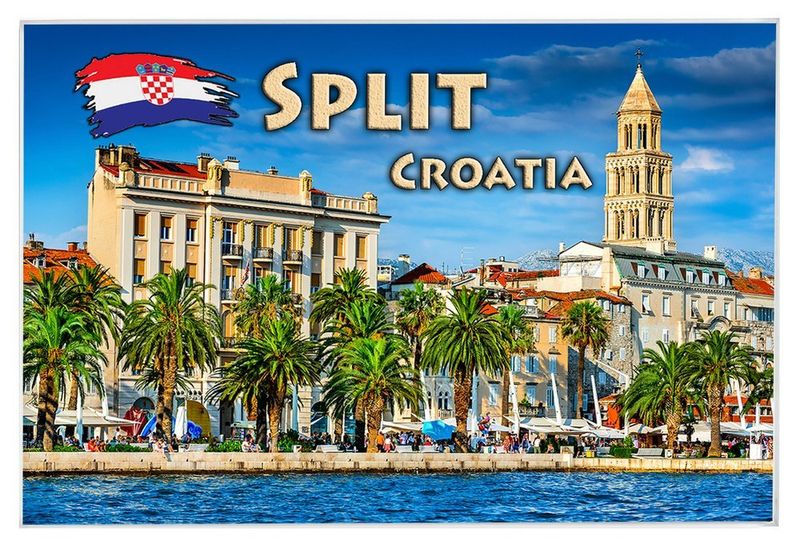 Split - magnes szklany zdjęcie 1