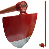 Motyka kopaczka graca ogrodowa stalowa sercowa kuta 160mm hartowana