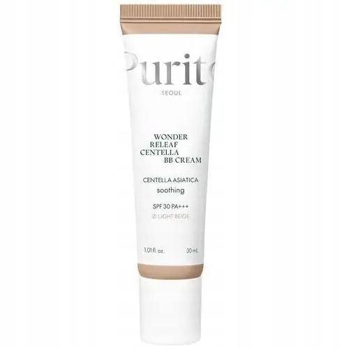 PURITO Cica Clearing BB Cream Krem BB #21 Light Beige 30 ml NOWA WERSJA na Arena.pl