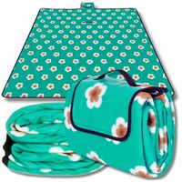 KOC PLAŻOWY PIKNIKOWY XXXL 200x200 POLAROWY TRZYWARSTWOWY Z IZOLACJĄ KOCYK