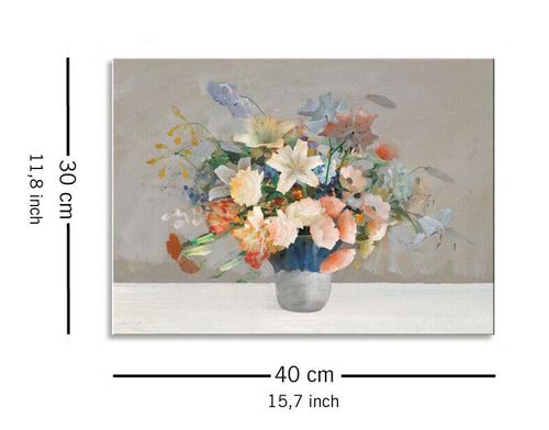 Arrangement In Blue - Obraz na płótnie 40x30 cm na Arena.pl