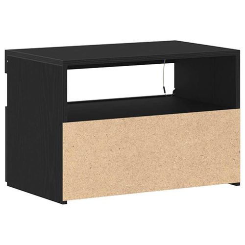 Szafka Nocna Czarny dąb 60 x 35 x 40 cm Materiał drewnopochodny na Arena.pl