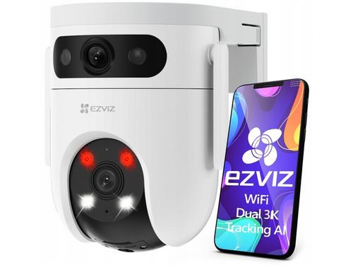 Zestaw Monitoringu WiFi EZVIZ 2 Kamery 10Mpx (5MP+5MP) Obrót 360° NVR 8CH na Arena.pl