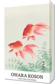 Obraz 30x50cm Two Veil Goldfish, Koson Vintage do Salonu