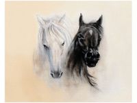 40X50CM BLACK&WHITE OBRAZ