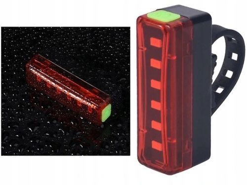 LAMPKA ROWEROWA PRZÓD I TYŁ ULTRA MOCNA AKUMULATOROWA ŁAD USB ZESTAW METAL na Arena.pl