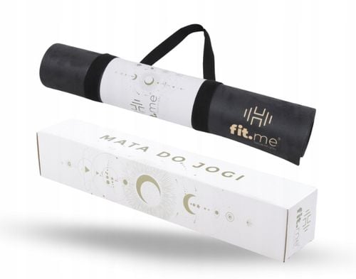 PIĘKNA MATA PREMIUM DO JOGI ĆWICZEŃ STABILNA ZAMSZOWA MIĘKKA 4 MM ZE WZOREM na Arena.pl