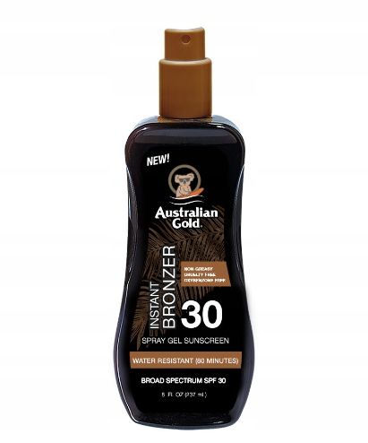 Australian Gold bronzer gel spf30 spray 237ml do opalania naturalny na Arena.pl