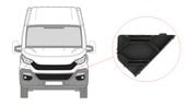 ZAŚLEPKA ZDERZAKA PRZÓD LEWY IVECO DAILY 2014-2019
