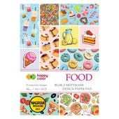 blok z motywami food 80g/m2 a4/16k 27 2226