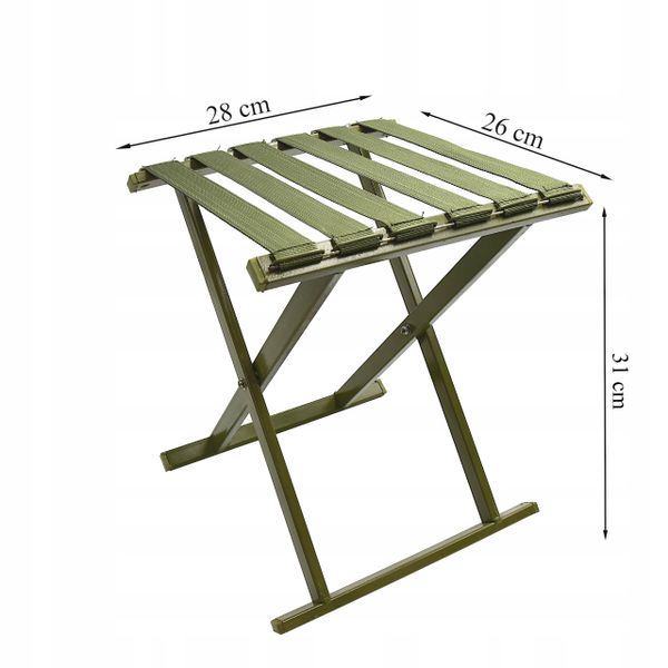 KRZESŁO WĘDKARSKIE SKŁADANE TURYSTYCZNE TABORET zdjęcie 2