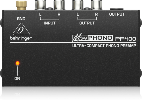 Behringer PP400 Microphono Preamp Przedwzmacniacz Gramofonowy RIAA na Arena.pl