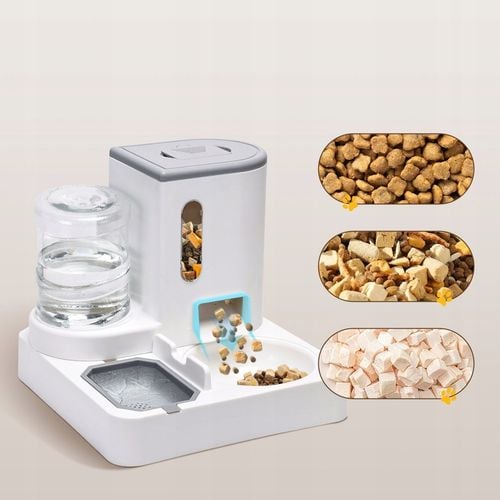 AUTOMATYCZNY PODAJNIK WODY I KARMY MISKA DLA KOTA I PSA DOZOWNIK 2W1 na Arena.pl