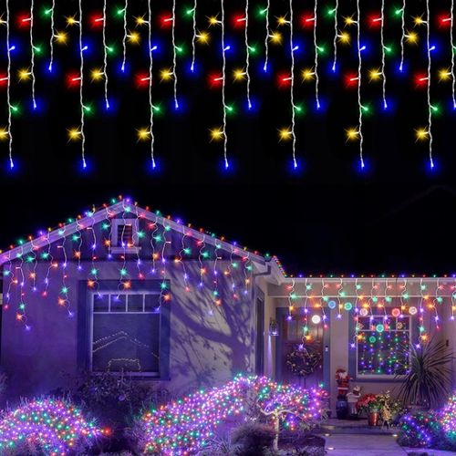 SOPLE hurt LAMPKI CHOINKOWE LED KURTYNA MULTIKOLOR 4,6M ZEW/WEW kolorowe na Arena.pl