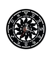 Zegar ścienny z płyty winylowej Znaki Zodiaku 36.5