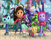 Puzzle Koci Domek Gabi