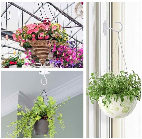 Hak Sufitowy Biały Z Haczykami 2 Szt., Śruby Kołki na Arena.pl