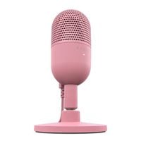 razer mikrofon gamingowy seiren v3 mini, quartz pink