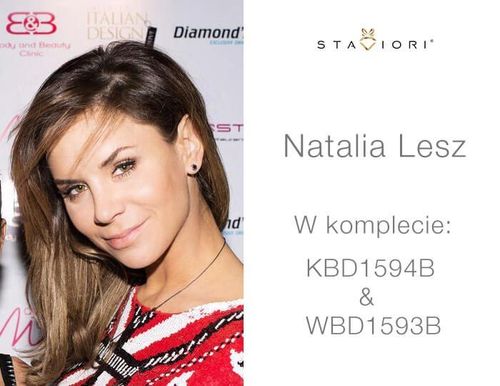 Złote kolczyki KBD1594B - Diament na Arena.pl