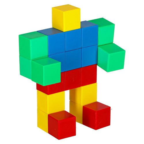 Klocki Magnetyczne Sześcienne Kostka Sześcian Figury Magnes 32 el. na Arena.pl