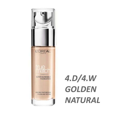 Loreal True Match 30ml Dostępne kolory. - 4.N na Arena.pl