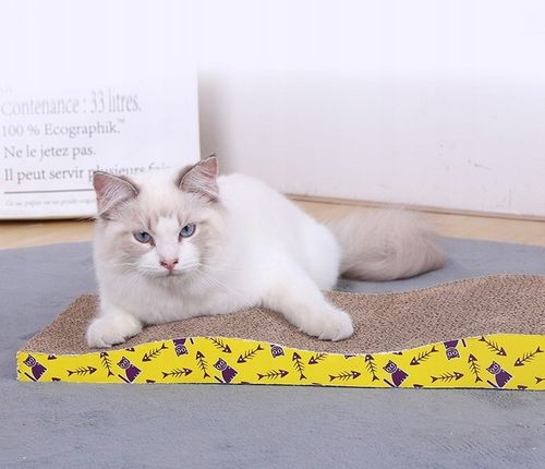 Drapak Dla Kota Legowisko Kartonowy Lodka 45cm - Wygodny, Stabilny, Eko na Arena.pl