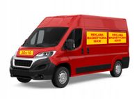 REKLAMA magnetyczna na samochód BUSA 4x BOK+ maska