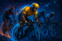 Opłatek na tort Kolarz Kolarzówka Kolarze Wyścig Peleton A4