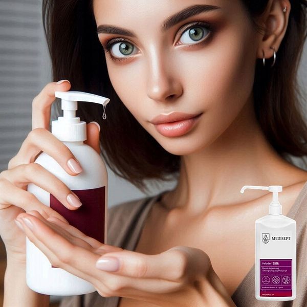 VELODES SILK 500ml Płyn Dezynfekcja Rąk zdjęcie 3