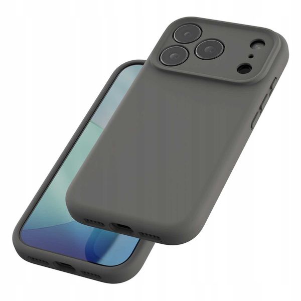 Spacecase Silicone Mag Iphone 17 Pro Max Gray zdjęcie 3