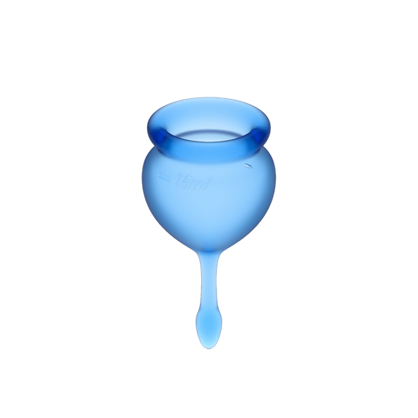 Satisfyer Feel Good Menstrual Cup Set Dark Blue zdjęcie 1