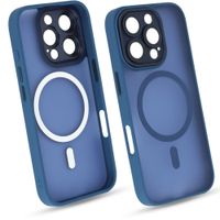 etui do iphone 16 pro niebieski mat magsafe case plecki pokrowiec ochrona