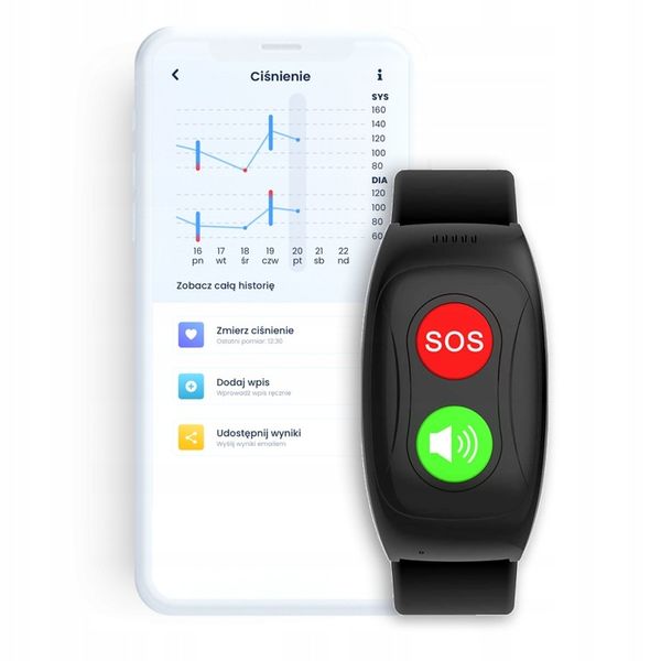 OPASKA SOS GPS DLA SENIORA LOCON LIFE NA DZIEŃ BABCI I DZIADKA zdjęcie 7