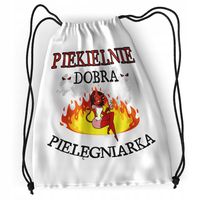 Plecak Pielęgniarki Sportowy Szkolny Worek Torba Z Nadrukiem Ze Zdjęciem