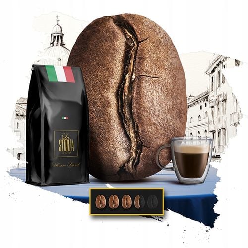 Kawa ziarnista 1kg LA STORIA Sellezione Speciale 100% Arabica Świeżo Palona na Arena.pl