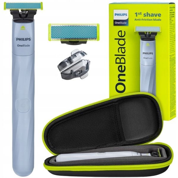 GOLARKA PHILIPS ONEBLADE FIRST SHAVE QP1324/20 TRYMER + ETUI zdjęcie 1