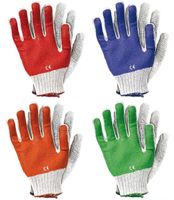 rękawice ogrodnicze reis pomarańczowe - 10 par - rek rrp10