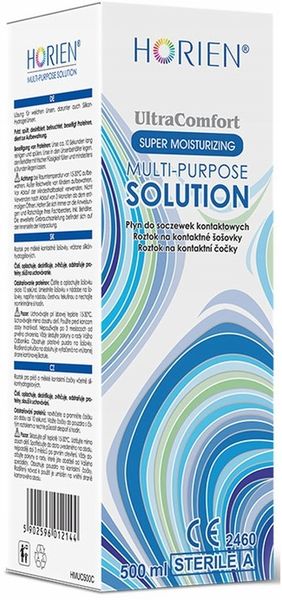 Płyn do soczewek HORIEN MULTI-PURPOSE SOLUTION 500 ML zdjęcie 10