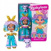 Kookyloos Lalka EMMA z Pieskiem Pets Party Doll Zmienia Wyraz Twarzy